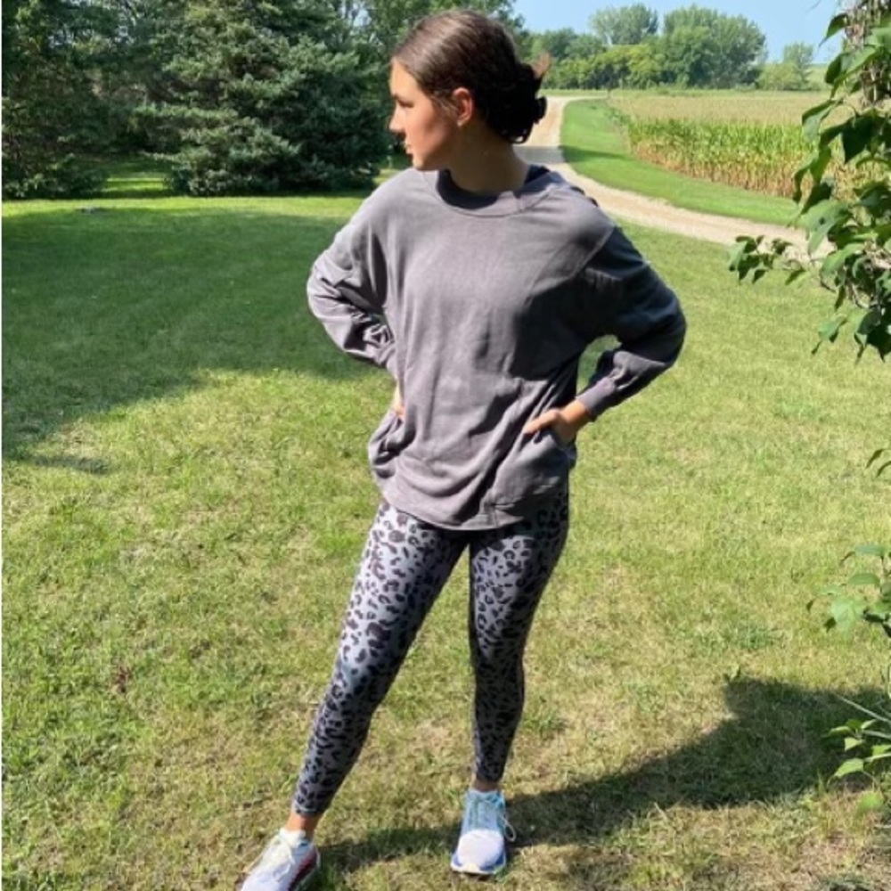 Mineral Wash Butterfly Twist Oversized Sweatshirt with Pockets